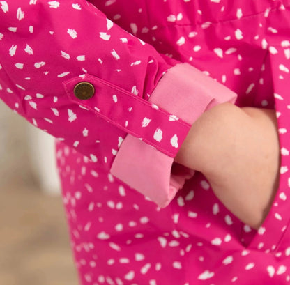 Lighthouse Kids 'Charlotte' Waterproof Jacket - Bright Pink Print