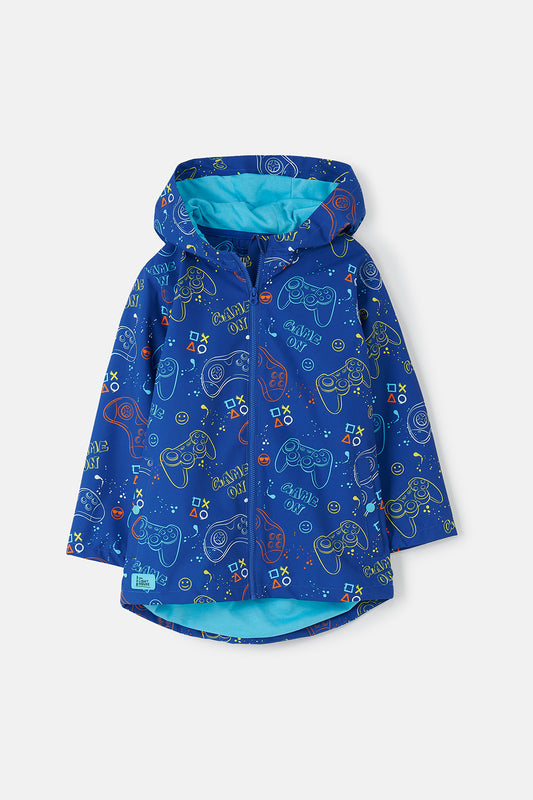 Lighthouse Kids Ethan Waterproof Jacket - Gaming Print