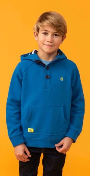 Lighthouse Kids Jack Hoodie - Ocean Blue Marl