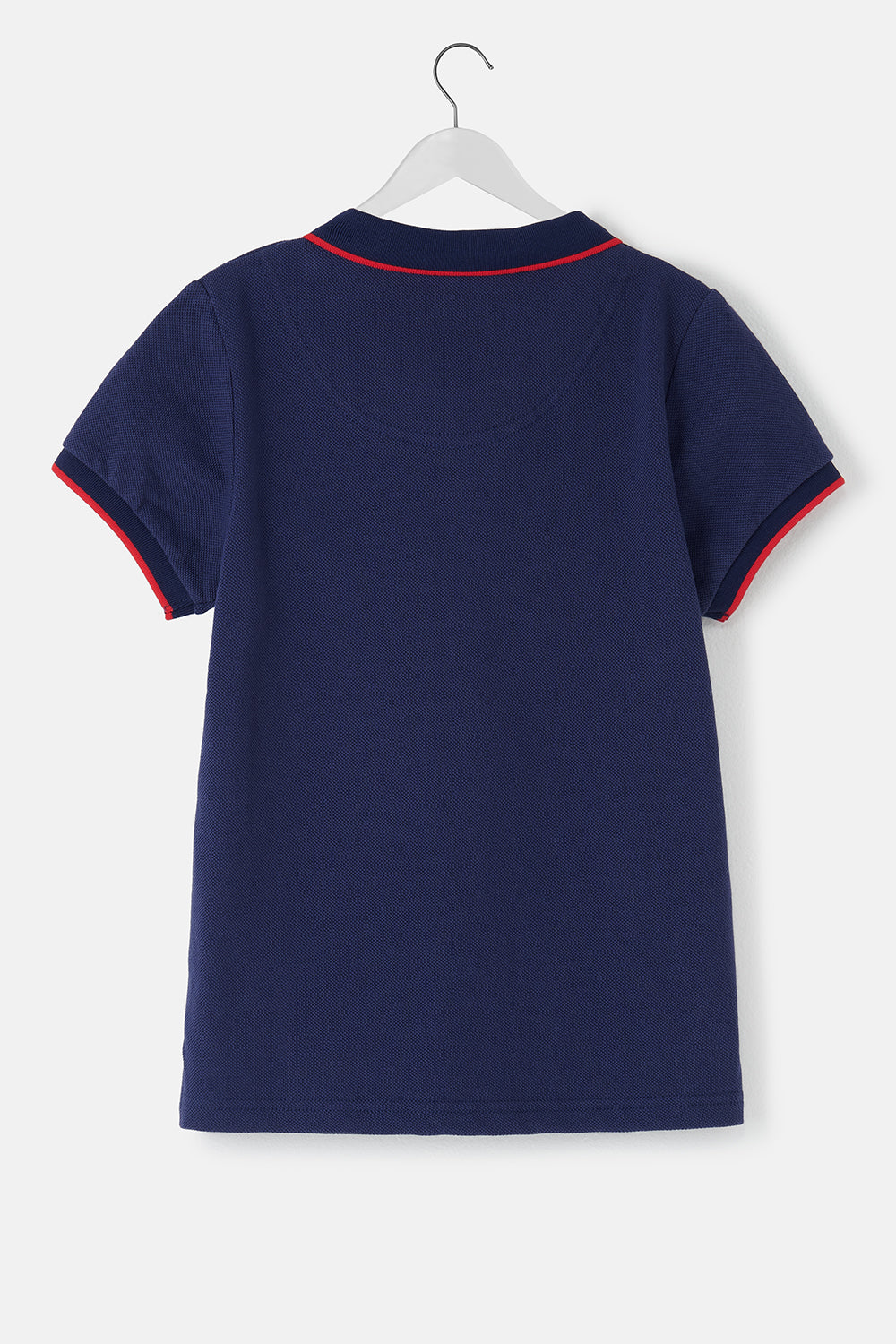 Lighthouse Kids Pier Navy Short Sleeve Pique Polo Shirt - Red Tractor