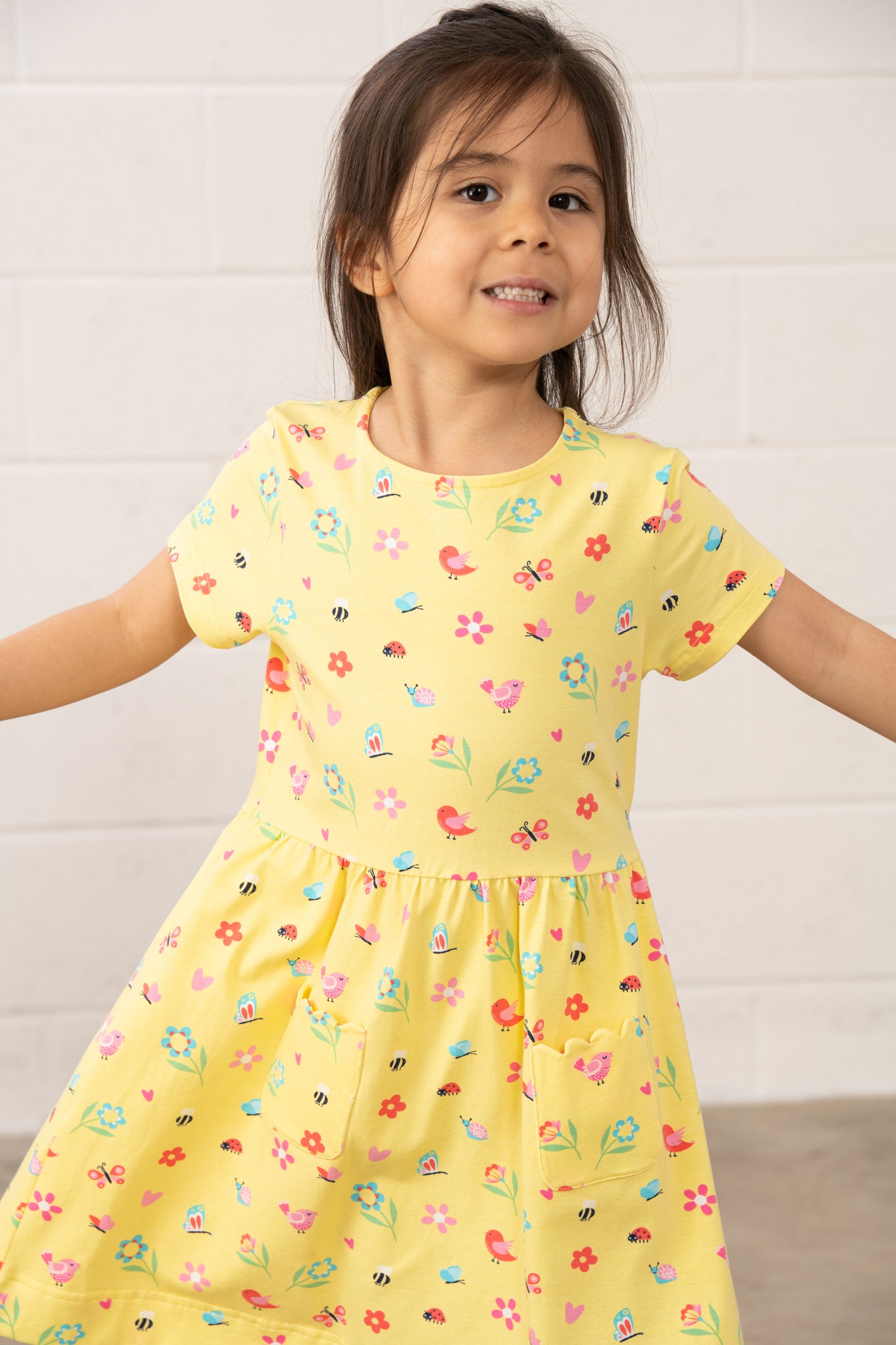 Lighthouse Kids Marnie Dress - Spring garden