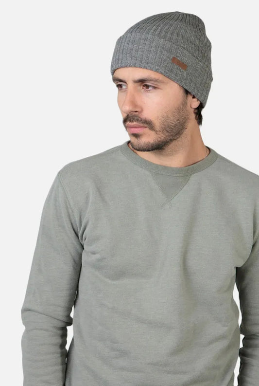 Barts Adults Wilbert Turnup Beanie - Heather Grey