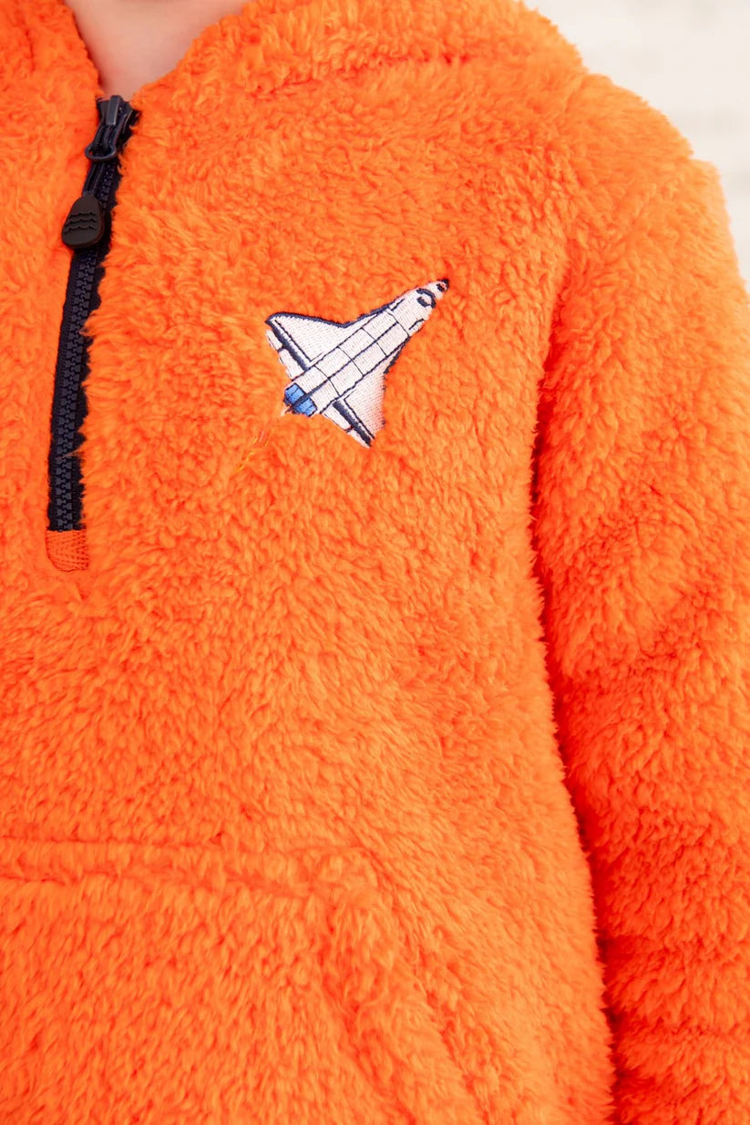 close up image of Spacecraft embroidered logo