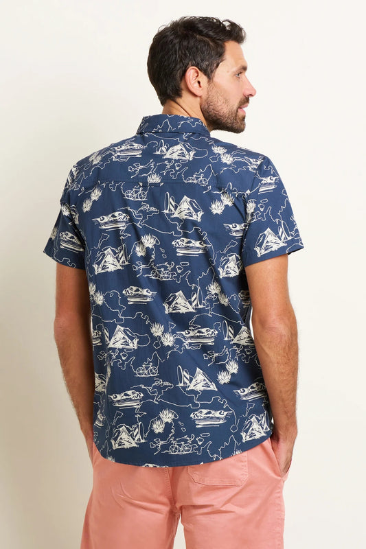 Brakeburn Mens Harbour Shirt - Navy