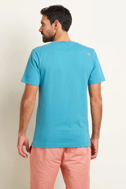 Brakeburn Mens Runners Tee - Blue