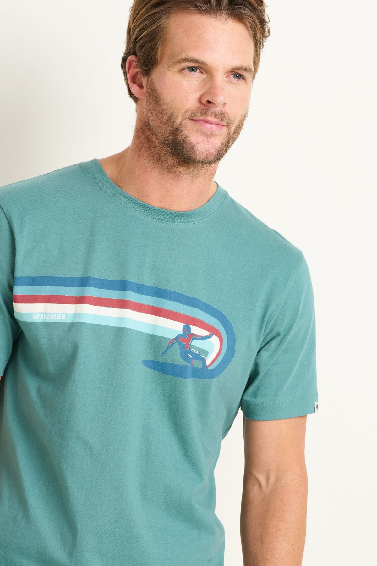 Brakeburn Mens Surfer Tee - Green