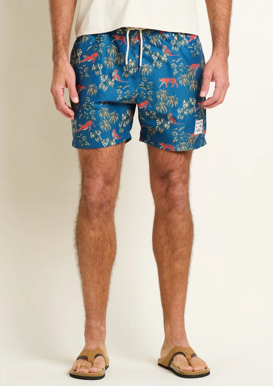 Brakeburn Mens Tigers Swimshort - Blue