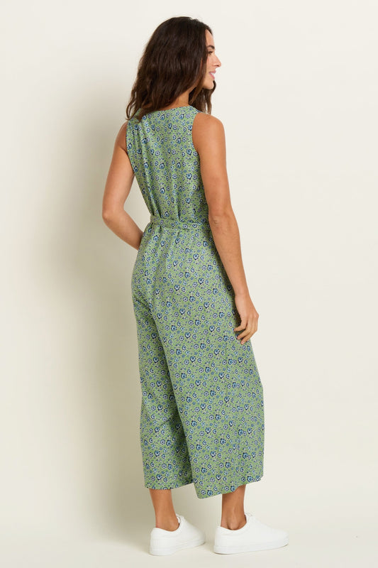Brakeburn Womens Elsie Jumpsuit - Green