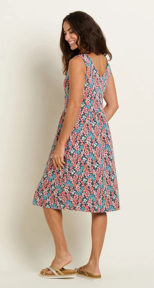 Brakeburn Womens Millie Sleeveless Dress - Multicoloured