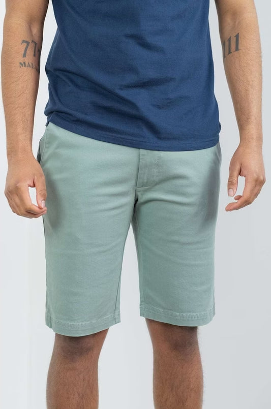Buckley Mens Brady Chino Shorts - Sage Green