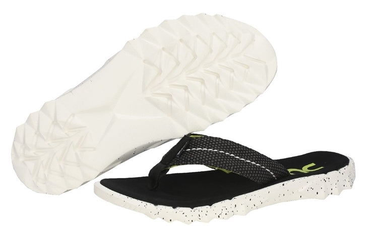 Dude Sava Sox Flip Flops - Black