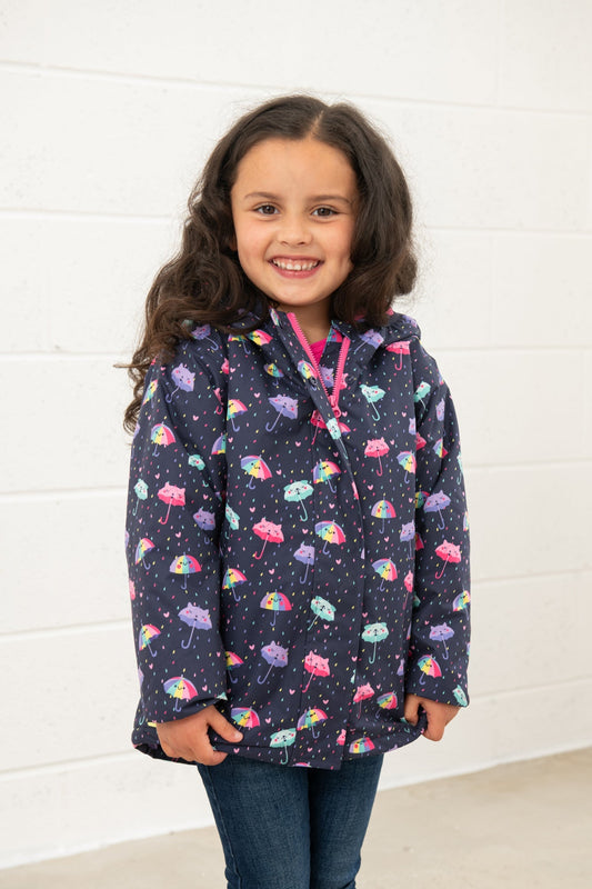 Lighthouse Kids Freya Raincoat - Umbrella Print