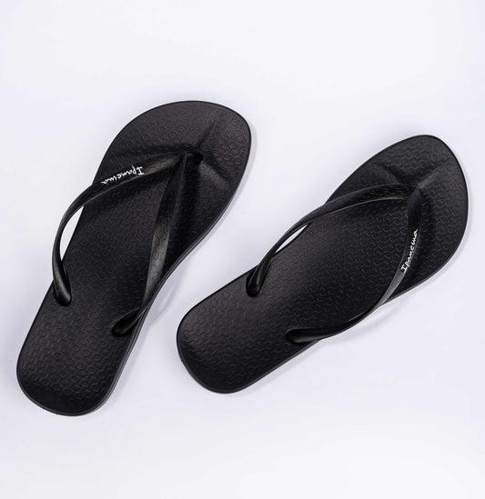 Ipanema Womens Anatomical Colours Fem Flip Flops - Black / Black