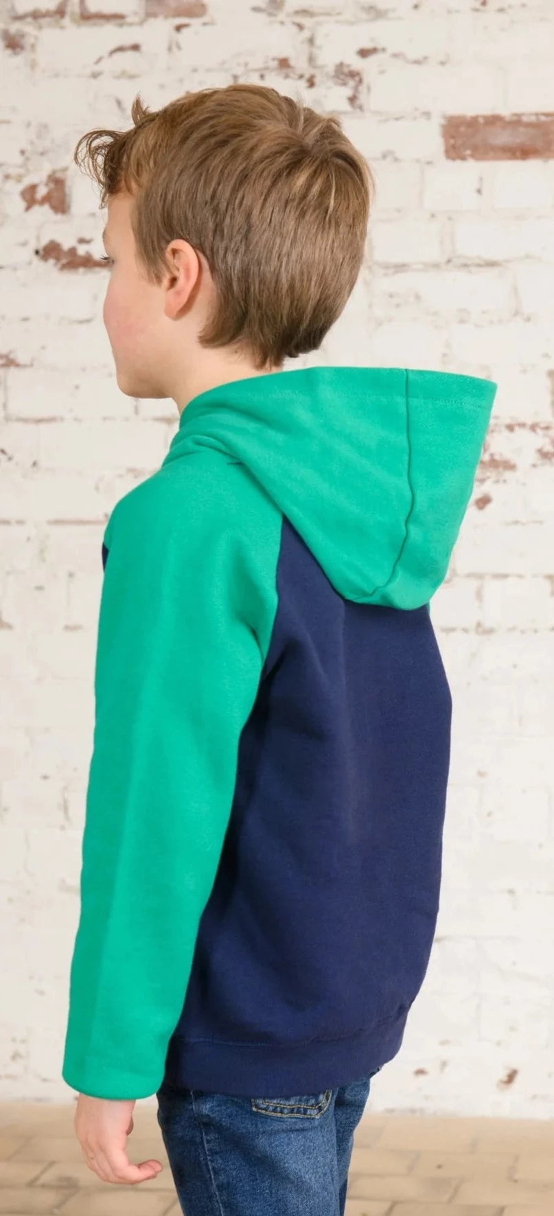 Lighthouse Kids 'Jack' Tractor/Slurry Tank Hoodie - Green