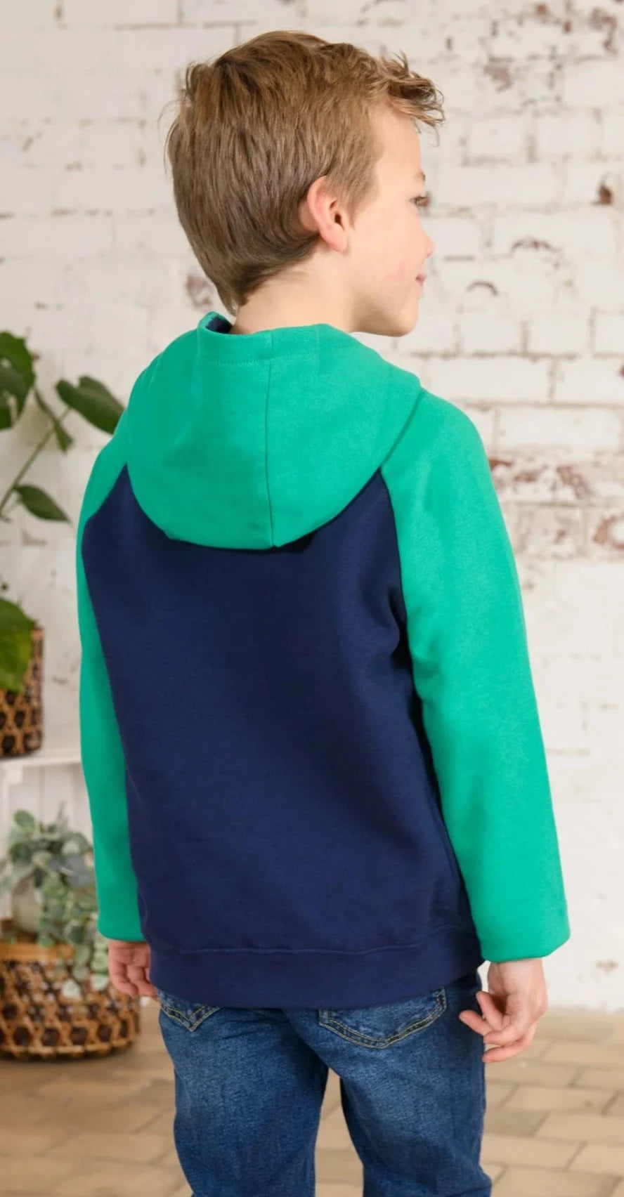 Lighthouse Kids 'Jack' Tractor/Slurry Tank Hoodie - Green