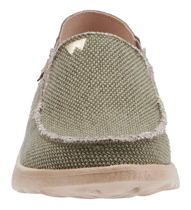 Kickback Couch 2.0 Vibe men's shoes in Khaki canvas with rugged seams.
