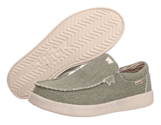 Men's Don Juan slip on shoes from Kickback in Khaki.