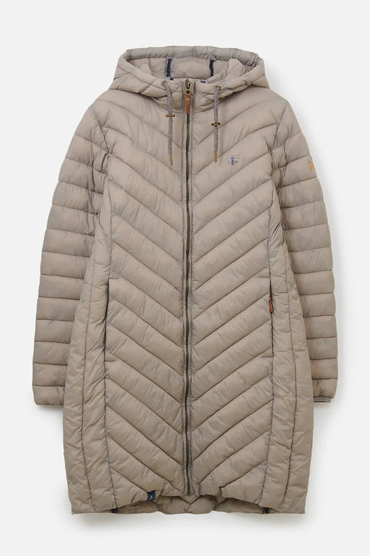 Lighthouse padded ladies Laurel coat in Mocha