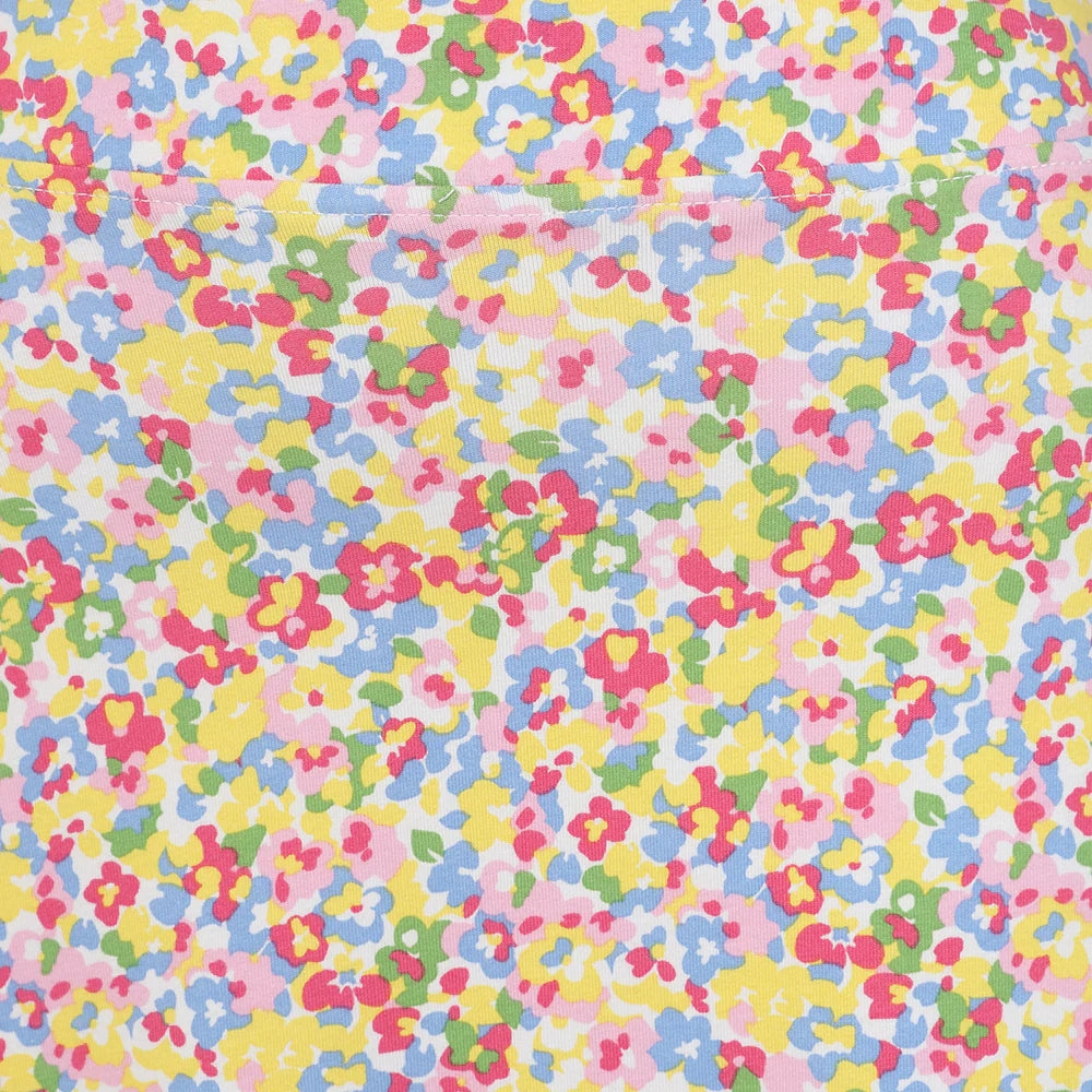 Multi-coloured floral printed women's skirt from Lazy Jacks.