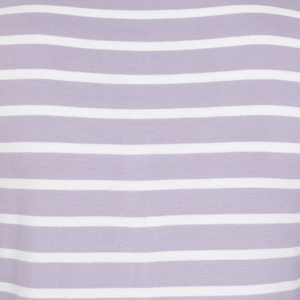Lazy Jacks Womens LJ110 Stripe Vest Lilac