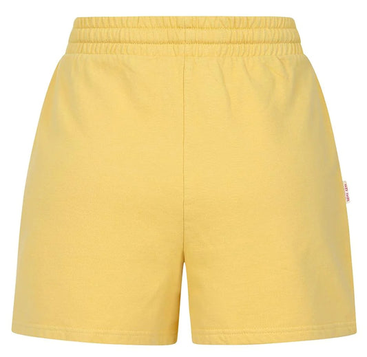 Women's Lazy Jacks LJ55 jogger shorts in Lemon Yellow.