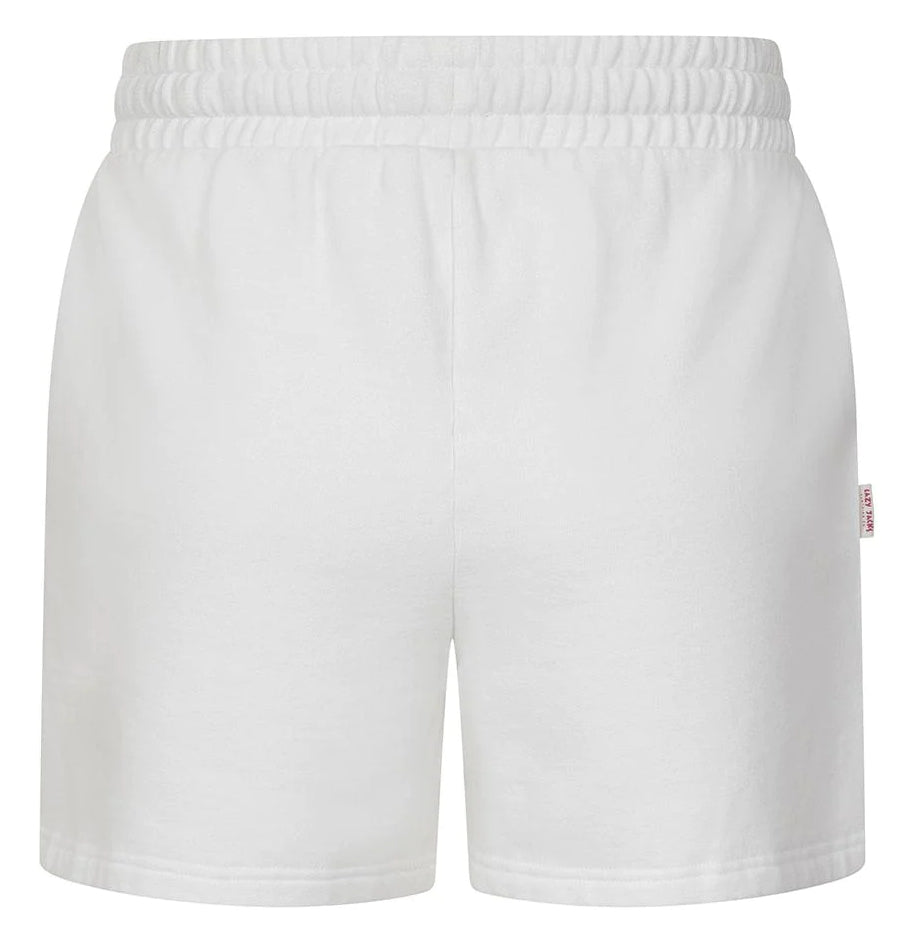 Women's Lazy Jacks LJ55 jogger shorts in White.