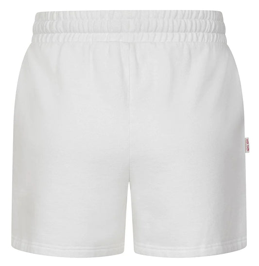 Women's Lazy Jacks LJ55 jogger shorts in White.