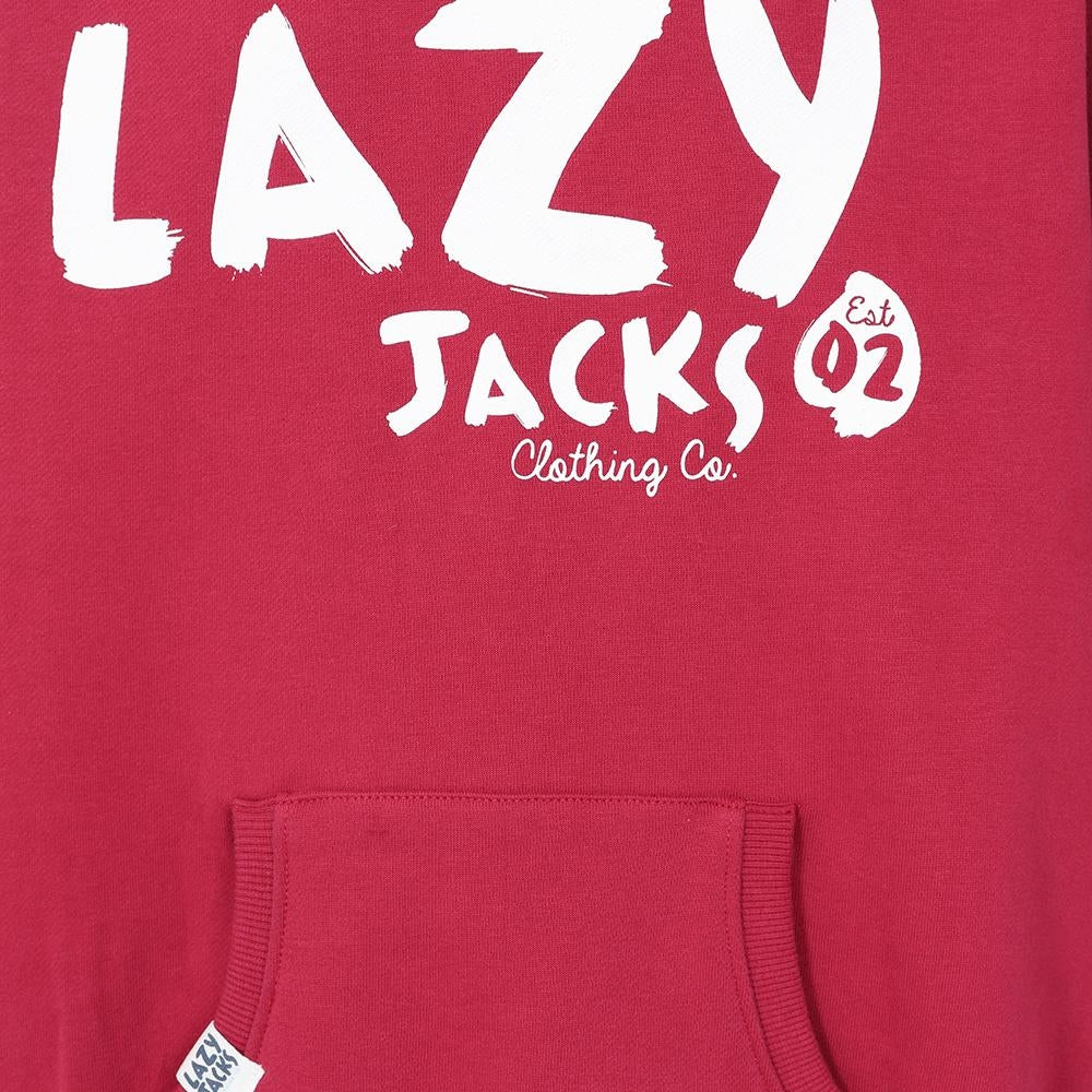 Lazy Jacks Kids LJ21C Pullover Hoodie - Crimson Red