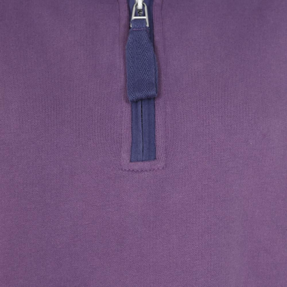 Lazy Jacks Womens LJ3 Zip Neck Sweatshirt - Loganberry