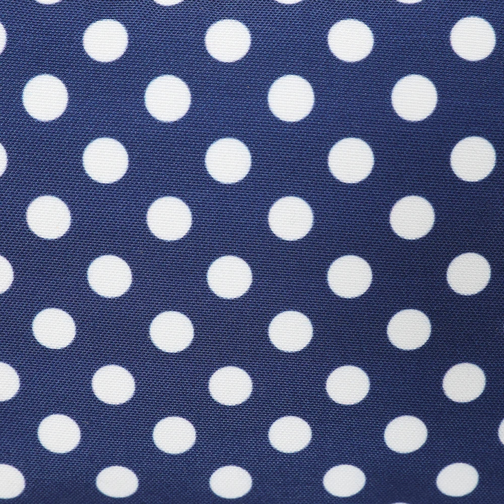 Lazy Jacks LJ405 Cosmetic Bag - Blue / White Dot
