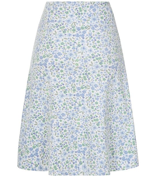 Lazy Jacks Womens LJ41 Jersey Skirt  - Cornflower