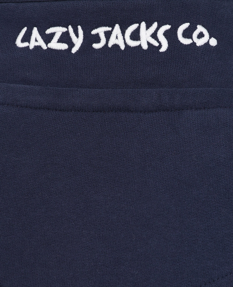 Lazy Jacks Mens LJ51 Block Stripe 1/4 Zip Sweatshirt - Rouge