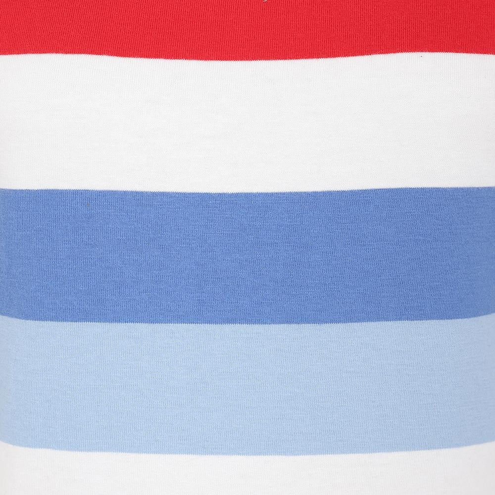 Lazy Jacks Womens LJ8M Short Sleeve Stripe Tee - Red