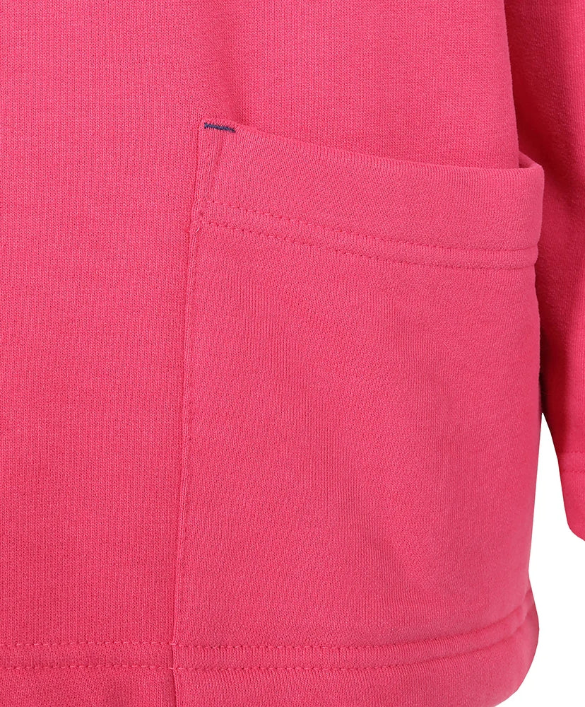 Lazy Jacks Womens LJ94 Roll Neck Sweatshirt - Cherry
