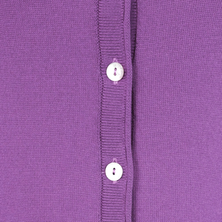 Lazy Jacks Womens LJ125 Cardigan - Striking Purple