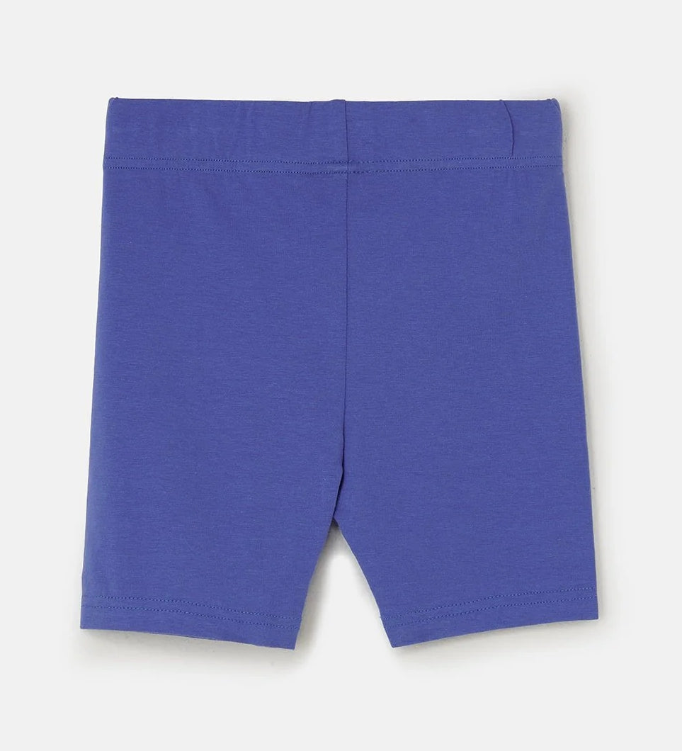 Lighthouse kids purple shorts with elastic waistband made from soft comfortable fabric