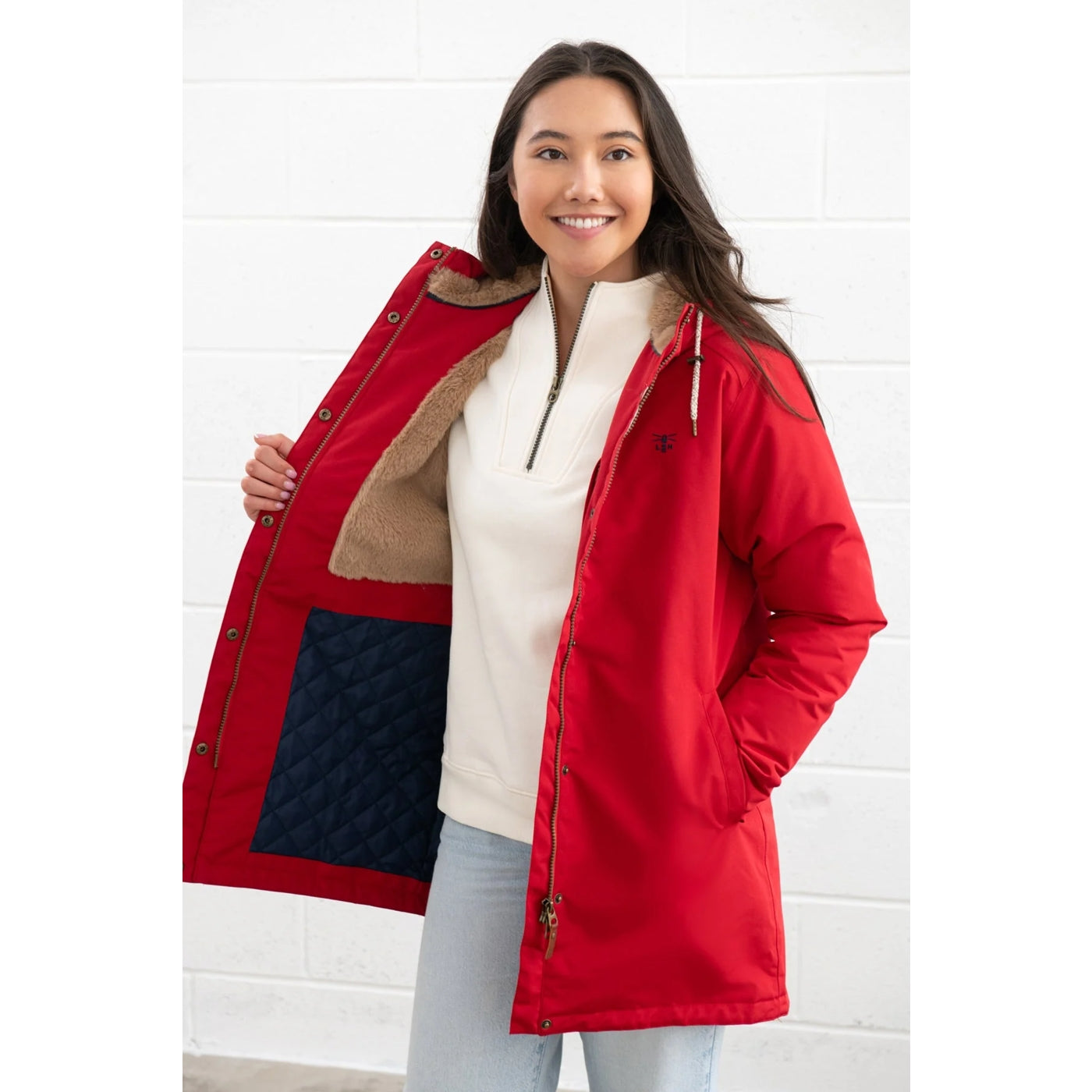 Lighthouse Womens Scarlet Waterproof Jacket Red