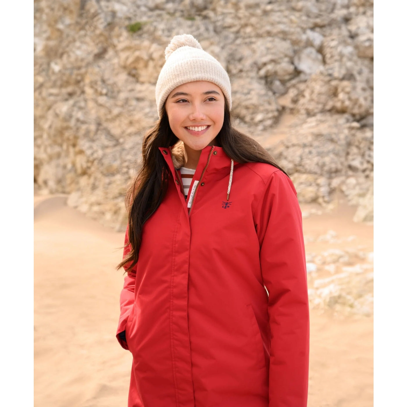 Lighthouse Womens Scarlet Waterproof Jacket Red