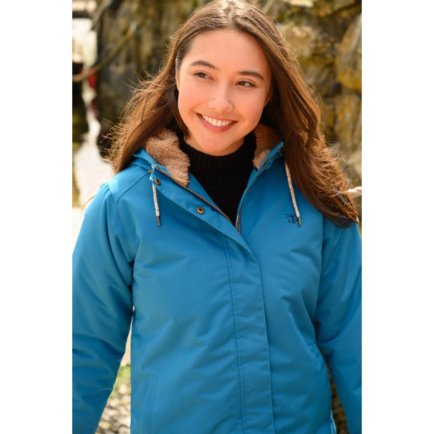 Lighthouse Womens Scarlet Waterproof Jacket Teal Blue