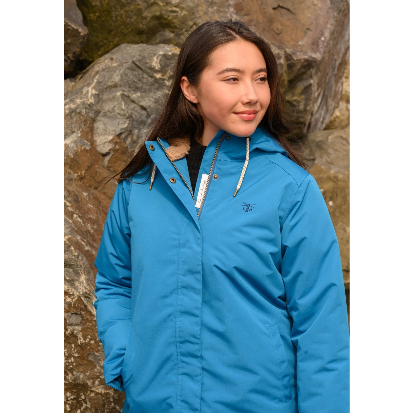 Lighthouse Womens Scarlet Waterproof Jacket Teal Blue