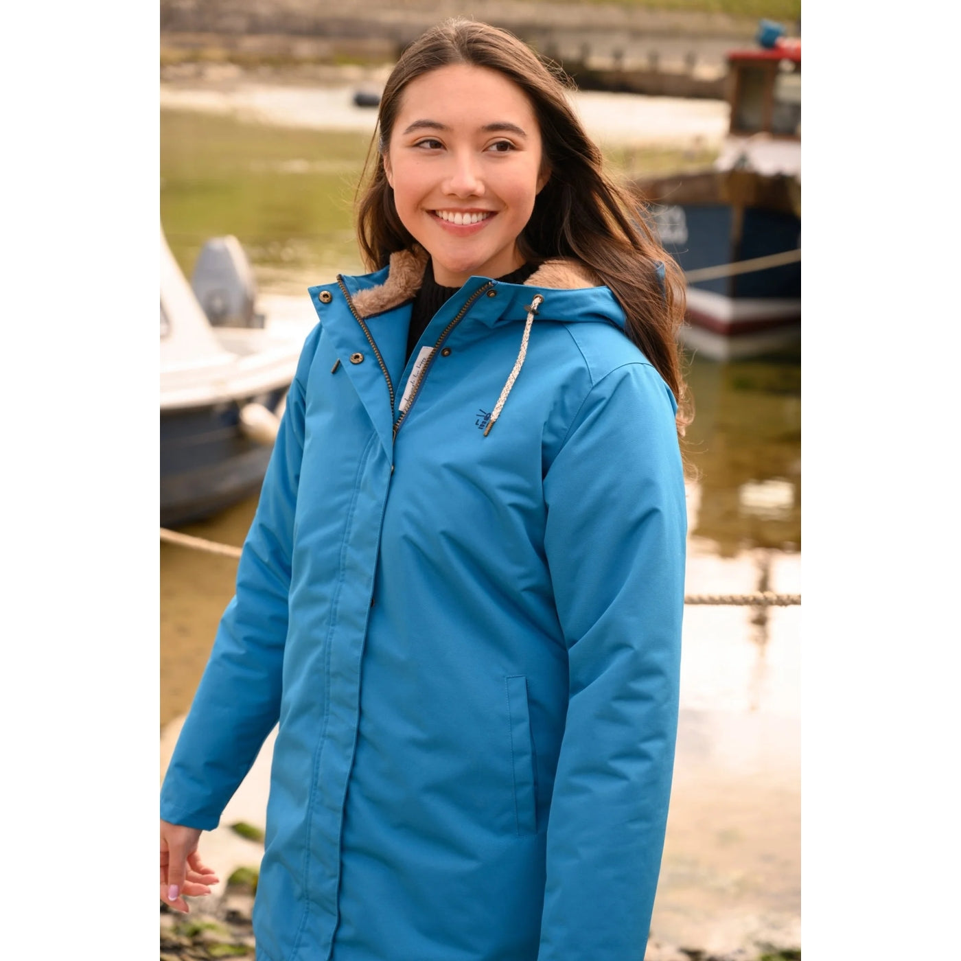 Lighthouse Womens Scarlet Waterproof Jacket Teal Blue