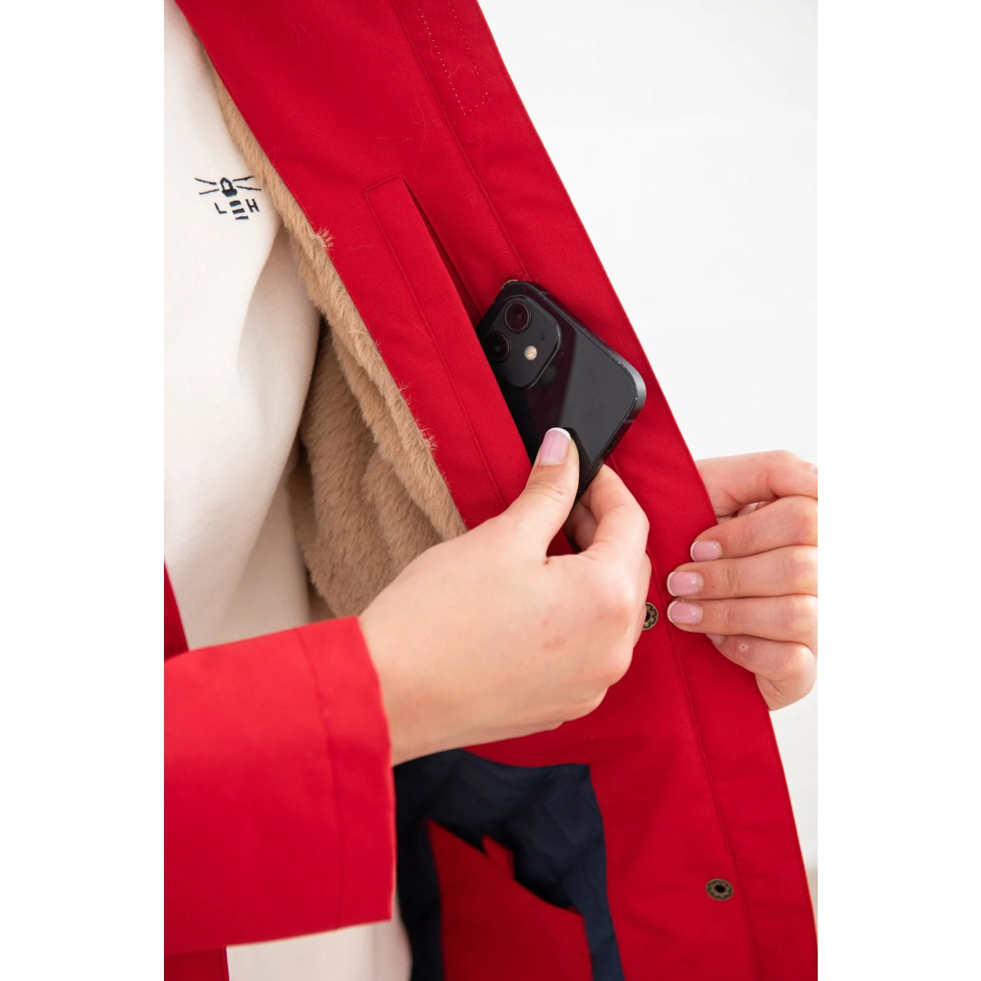 Lighthouse Womens Scarlet Waterproof Jacket Red