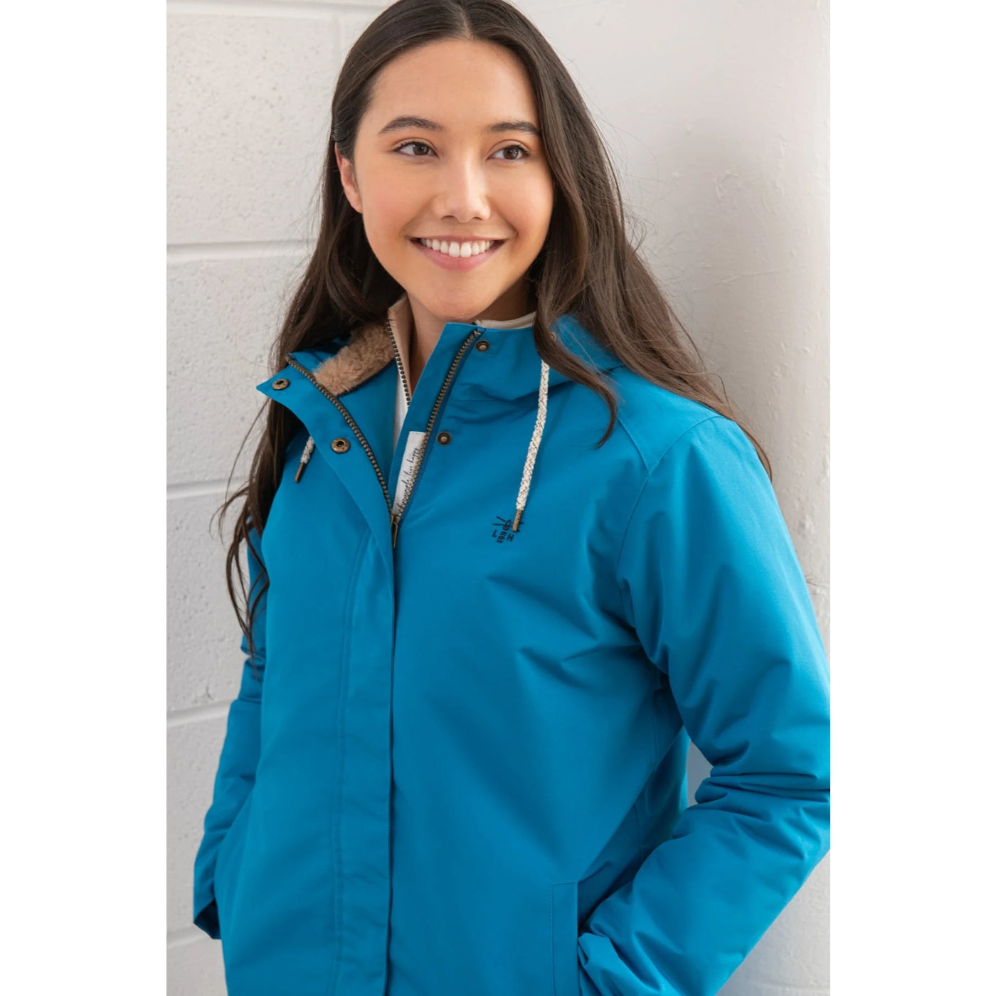 Lighthouse Womens Scarlet Waterproof Jacket Teal Blue