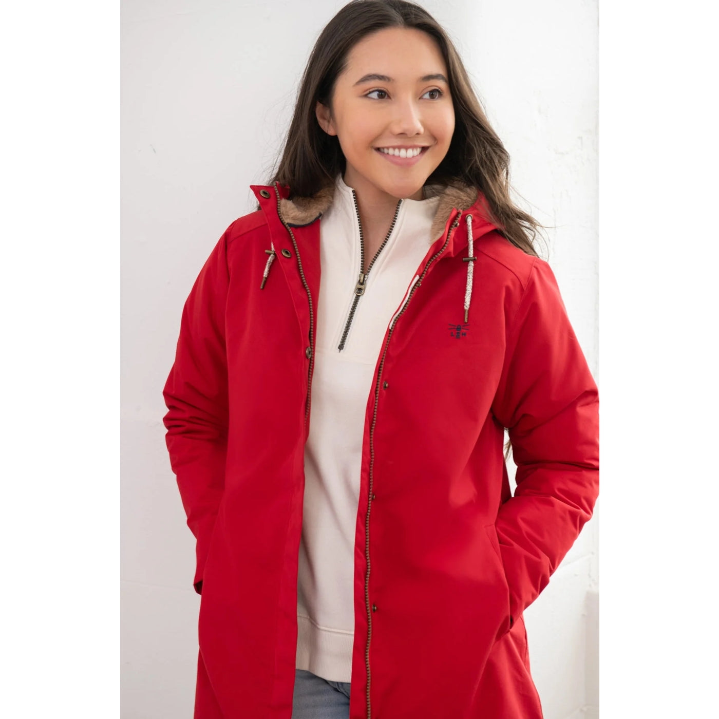 Lighthouse Womens Scarlet Waterproof Jacket Red