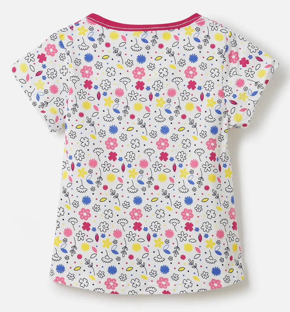 Lighthouse Kids Causeway Short Sleeve T-Shirt - Floral Print