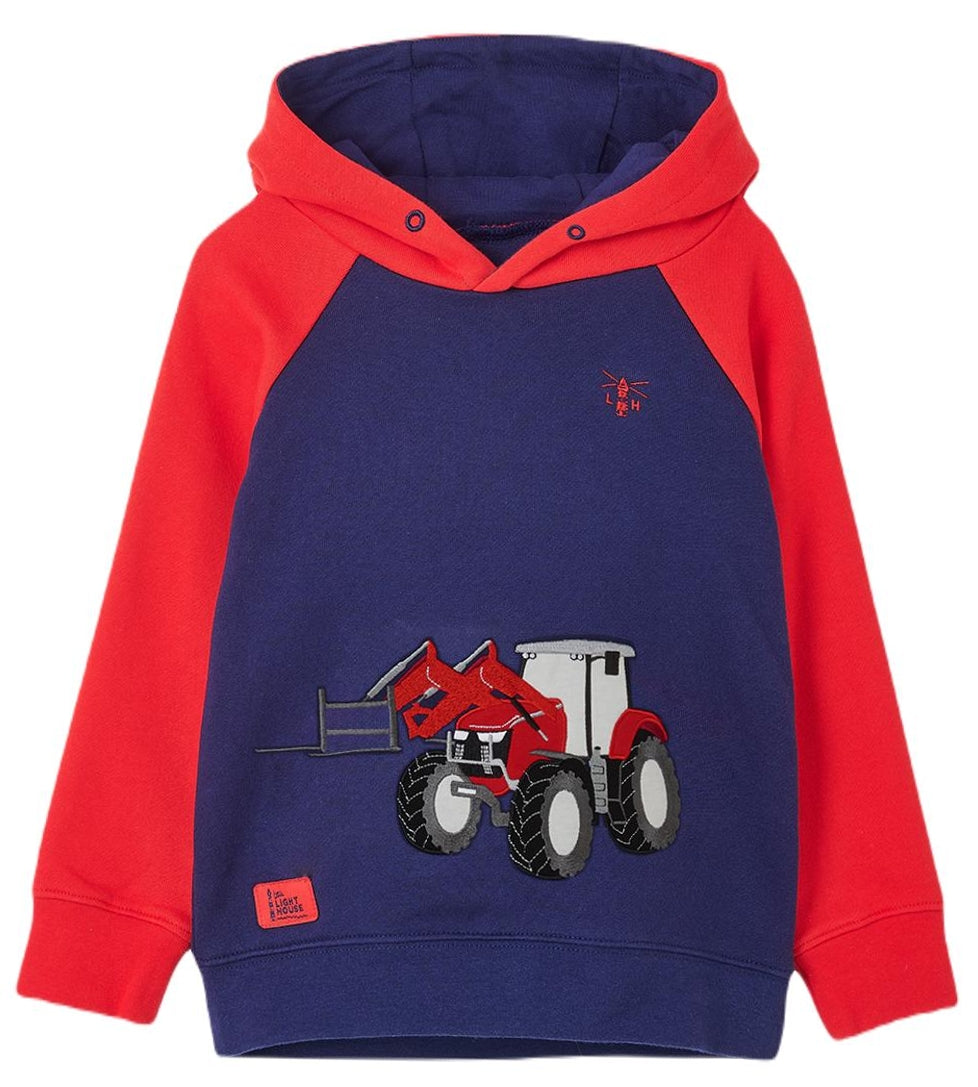 Lighthouse Kids 'Jack' Front loader Hoodie - Red