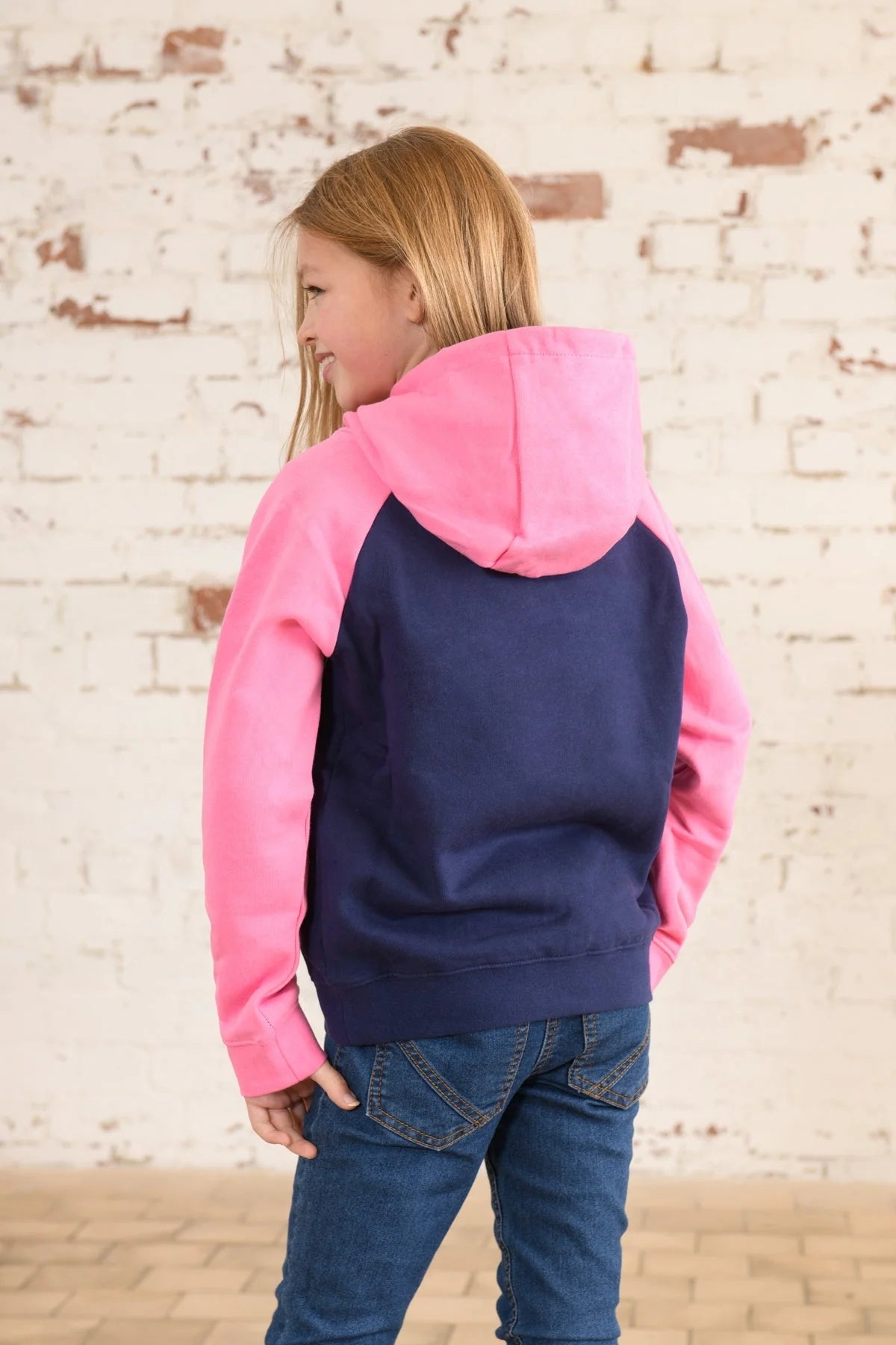 Lighthouse Kids Jill Tractor Hoodie - Sweet Pea Pink