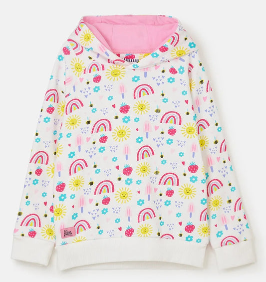 Lighthouse Kids Jessie Hoodie - Rainbow Sunshine Print