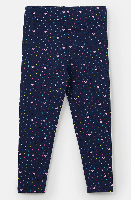 Lighthouse Kids Mollie Leggings - Navy Heart Print