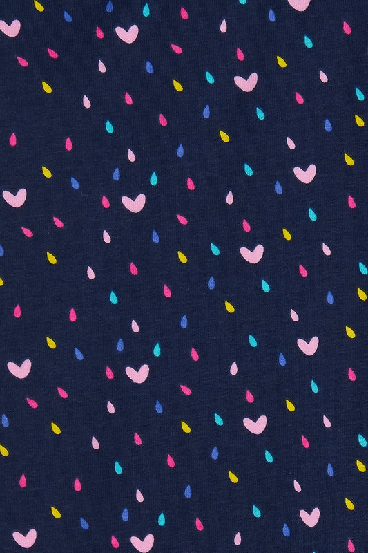 Lighthouse Kids Mollie Leggings - Navy Heart Print